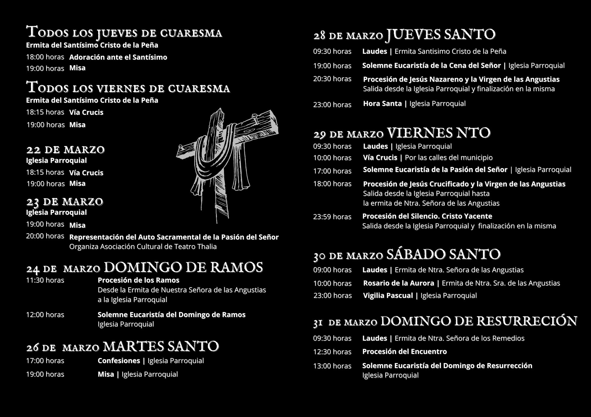 Programa Semana Santa CR24