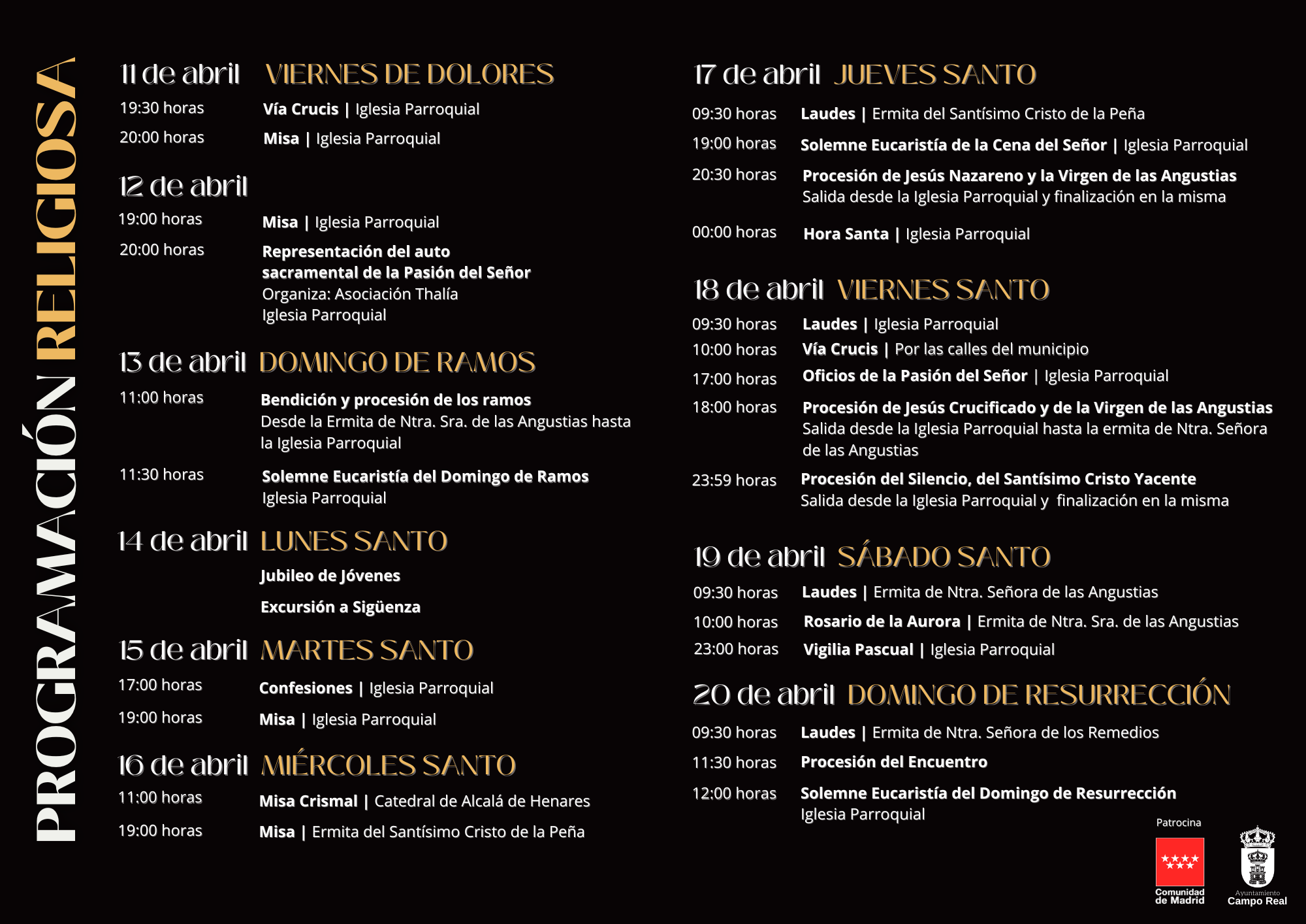 Programa semana santa CR251