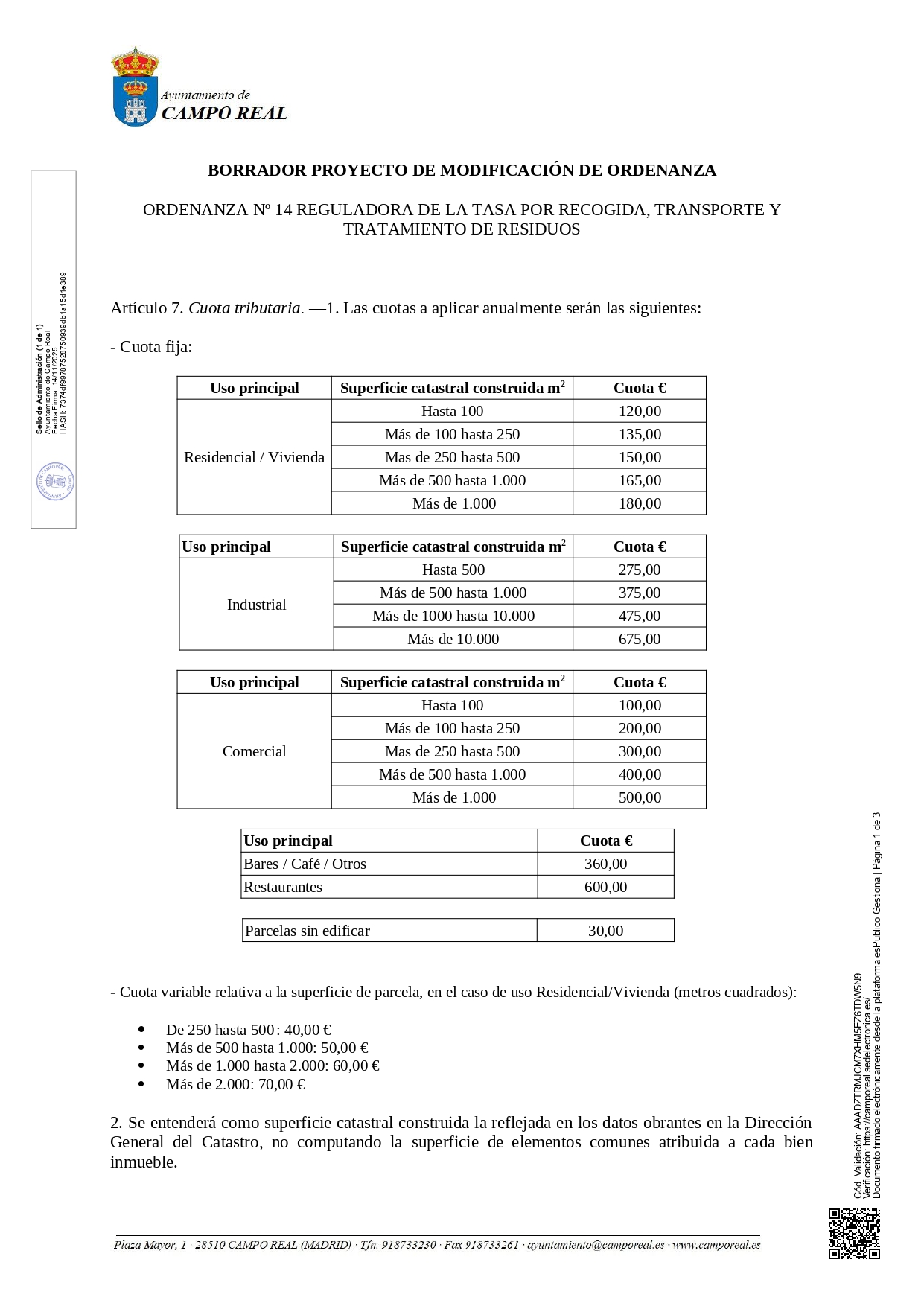 Proyecto de modificación de ordenanza page 0001