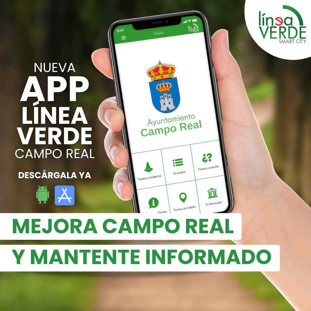 El Ayuntamiento de Campo Real implanta una nueva app de comunicación de incidencias