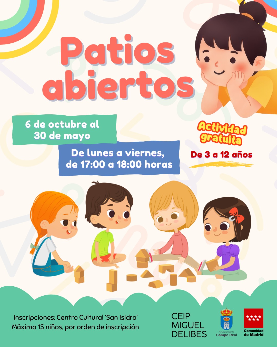 Patios Abiertos en el CEIP 'Miguel Delibes'