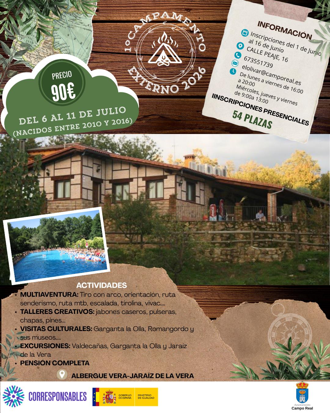 Campamento externo 2026