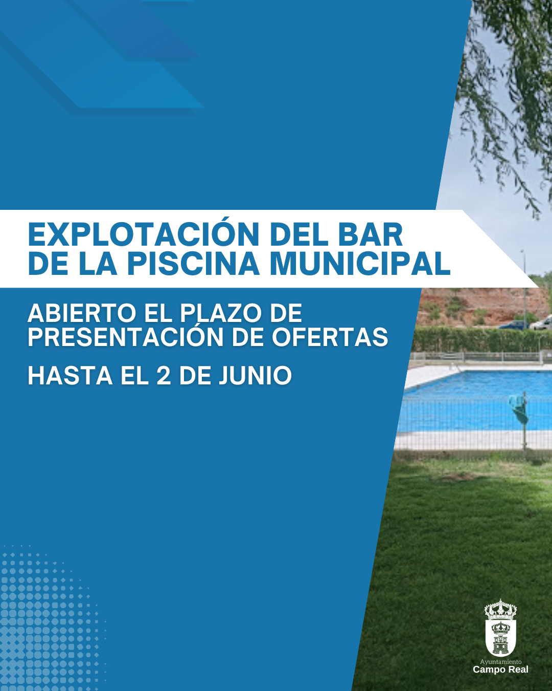 Arrendamiento del Bar de la Piscina Municipal de Campo Real 2026