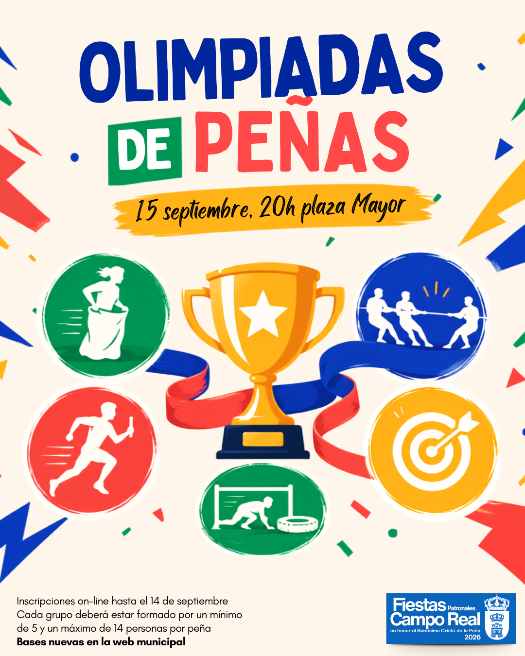 Olimpiadas para Peñas 2026